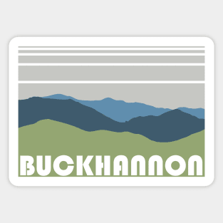 Buckhannon - Retro Sticker